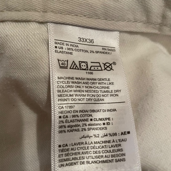 Mens Old Navy Ultimate Slim  Khaki Pant - Picture 6 of 8